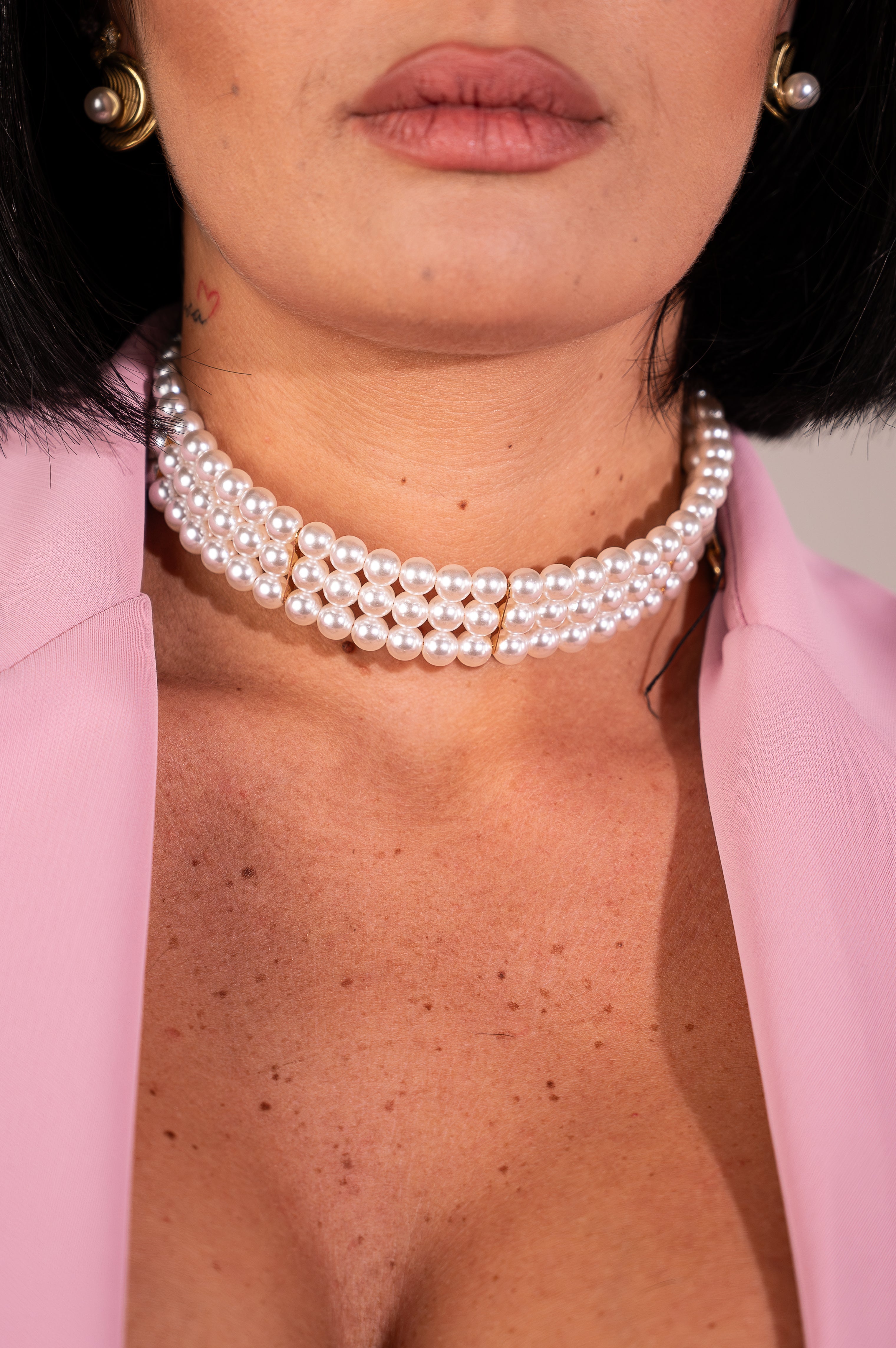 Collana e orecchini Coral